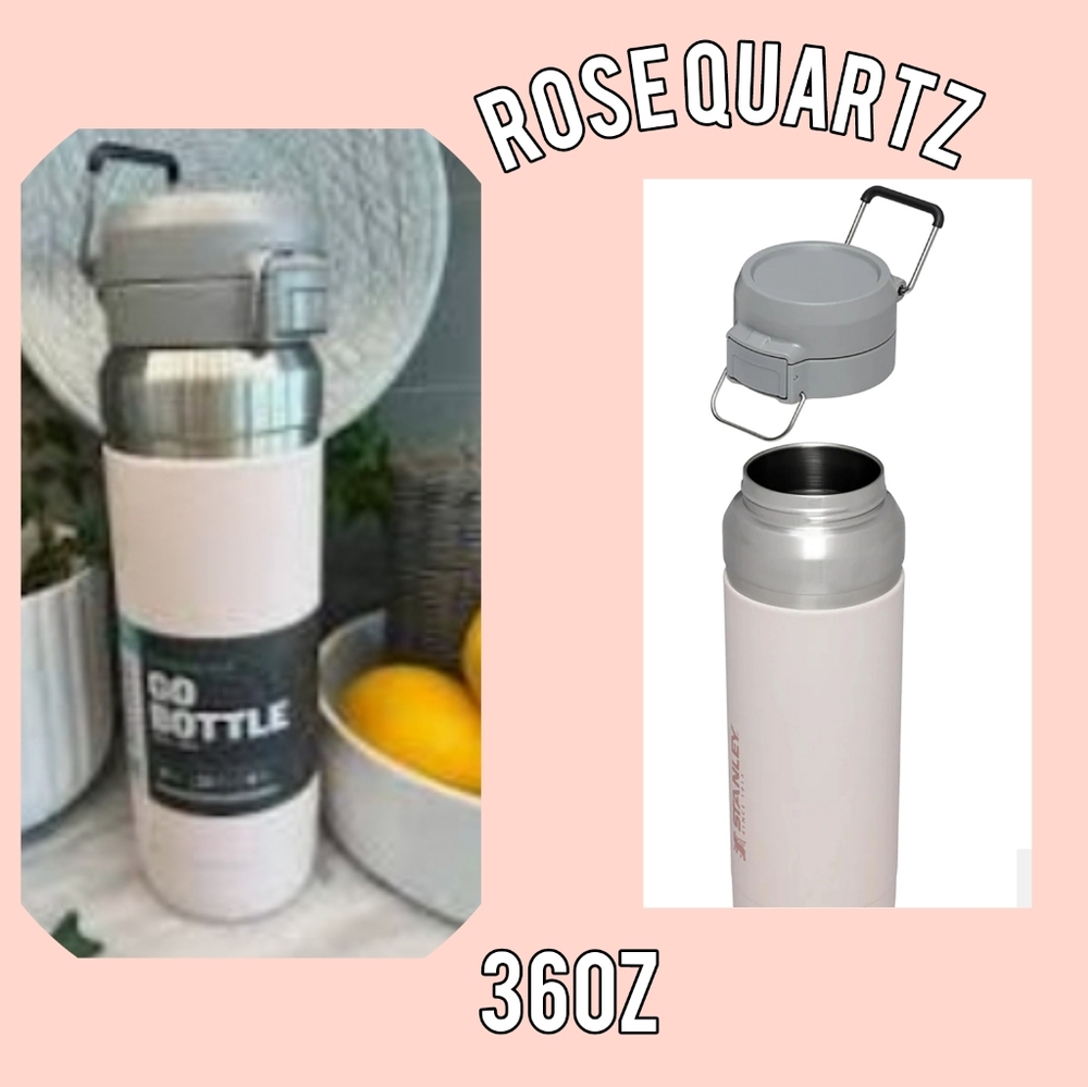 STANLEY 36 oz Quick Flip Go Bottle "ROSEQUARTZ"  NEW